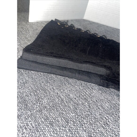 Dollhouse Thigh High Boots Black High Block Heel Dressy Tall Sock Boot Size 8.5 - Picture 9 of 15